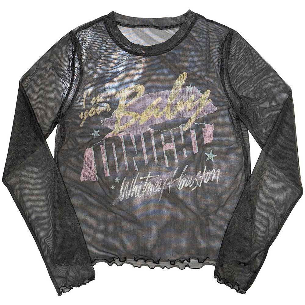 Whitney Houston - I'm Your Baby Longsleeve top - Zwart